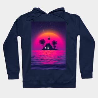 Kame House beach Hoodie